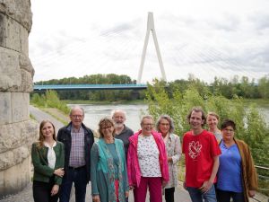 Foto: Die Organisatorinnen und Organisatoren der Lokalen Agenda 21 in Landkreis und Stadt Neuwied und das Stadtteilbüro der Sozialen Stadt Neuwied freuen sich auf viele Besucher beim Nachhaltigkeitsfest. Foto: Maxie Meier / Stadt Neuwied